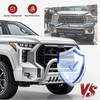 YITAMOTOR Bull Bar Compatible for 2005-2015 Toyota Tacoma, Silver Brush