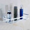 Aluminum 1-tier square bathroom shelf bathroom accessories Bathroom organization