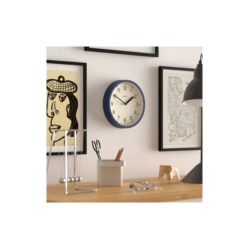 Jones Clocks® The Spin - Small Clock - Round Wall