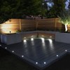 firstchoicelighting Set of 10-30mm LED Decking Plinth Ground Light Kit