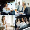 BRAMMAR Trucker Bluetooth Headset with AI Noise Cancellation Microphone, Trucker