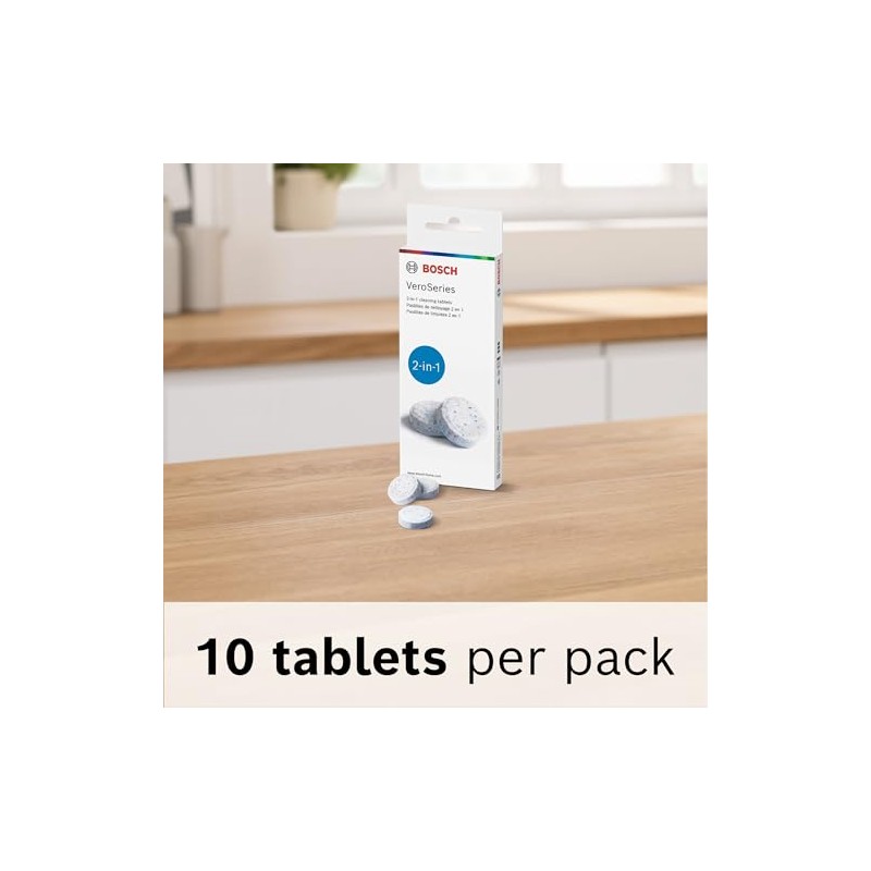 Bosch Cleaning Tablets for VeroCafe Espresso Machines - 10 Tabs