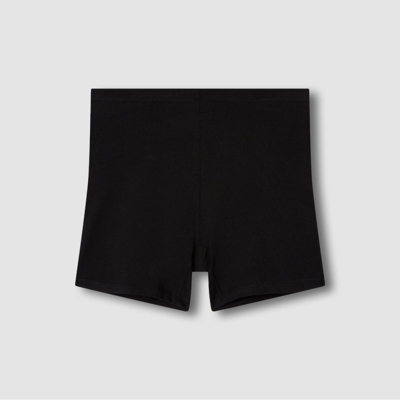JAJU [JAJU] Women's Cotton Inner Pants 2 Pairs_Black