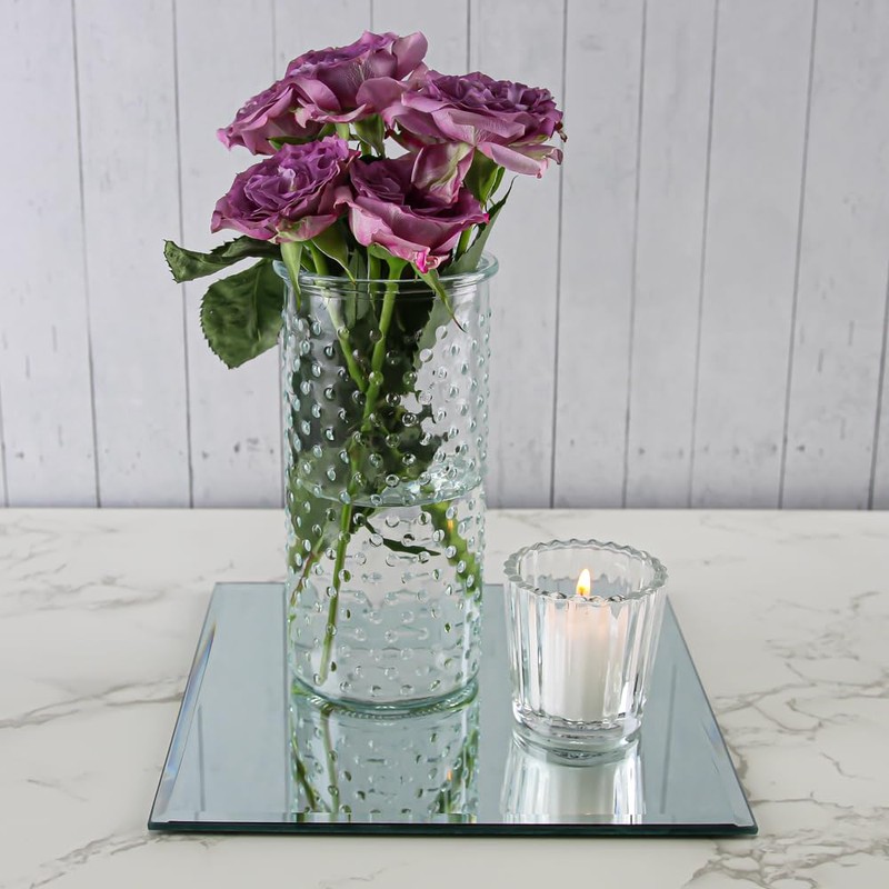 Eastland® 8" Square Beveled Centerpiece Table Mirror Set of 10