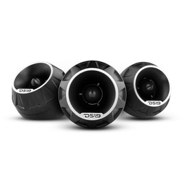 DS18 PROTSQ3N1 PRO 1 inch Vc Surface/Flush/Angle Aluminum High Compression Neodymium Super Bullet Tweeter 200 Watts 4-O