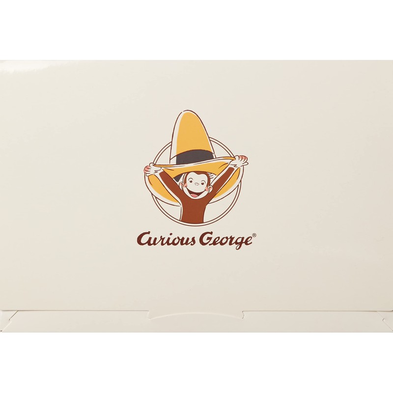 Marushin Towel Gift, Curious George, Olive George (2 Hand Towels),