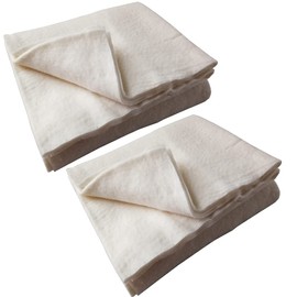 Crib Batting for Quilting or Patchwork,2PCS 45"X60" Warm and Natural Quilting Cotton Batting Fabric for Sewing