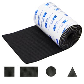 Simpracon Non Slip Furniture Pads Anti Sliding EVA Padding with Sticky Backing Self Adhesive Cuttable Anti Scratch Floor Protectors for Furniture Wall and Appliances Reduce Noise 40x4x0.12 inch