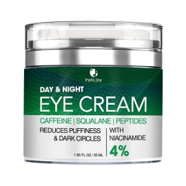 Crema de ojos para ojeras e hinchazón, tratamiento de día y noche bajo de los ojos 55 ml