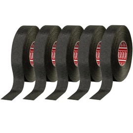 CANOPUS High Heat Harness Tape 51036 (5-Pack), 0.75 in x 27.34 yd, for Wire Harness, Automotive Engine and Electrical Insulation