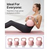 YOTTOY Soft Kettlebell,Kettlebell Anti-Slip Grip Weight for Home Workouts, Kettlebells