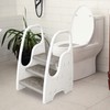 3 Step Stool for Toddler,Kids Three Step Stool for Bathroom