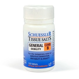 Schuessler Tissue Salts Comb B (General Debility) 125Tabs
