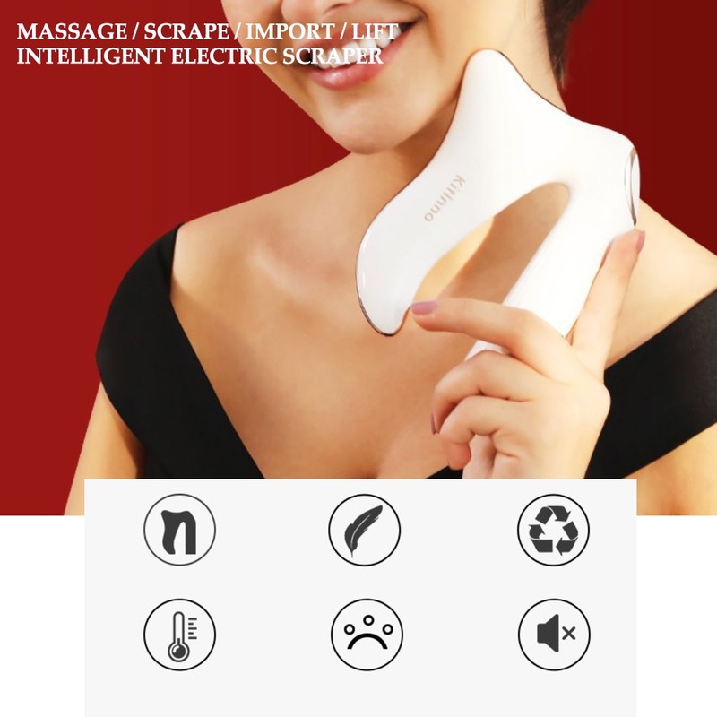 Electric Scraping Instrument Red Light Hot Compress Muscle Relaxation Massage