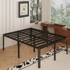 Yicensen 22 Inch High Queen Bed Frame Rounded Corner No