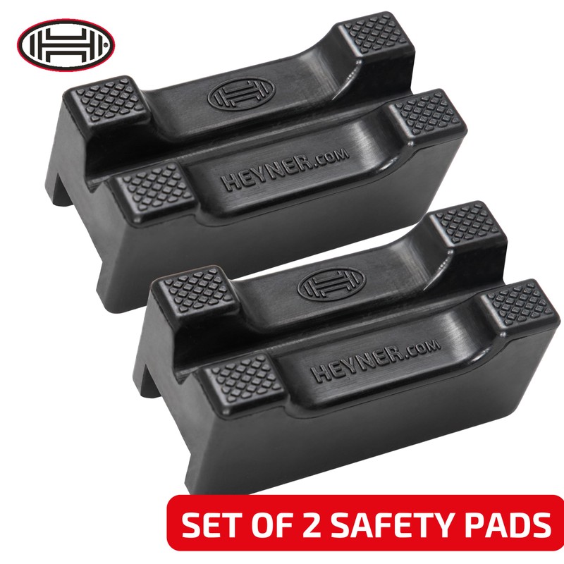 HEYNER Protective Rubber Pads For Axle Jack Stands Heavy Duty
