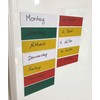Magnetic Labels 30 x 100 mm, Yellow, Pack of 50