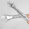 LOVART'S BEAUTY Sexy PU Leather Long Gloves, Glossy, 20.5 inches