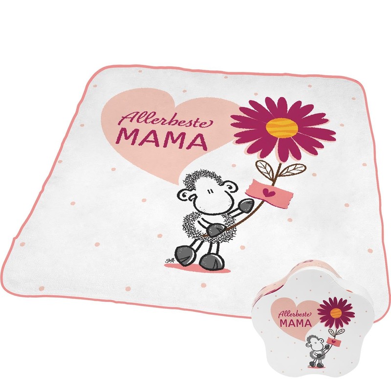 Sheepworld Magic Towel with Motif "Allerbeste Mama" | Magic Towel