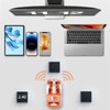 Wireless 2.4G Bluetooth Transparent Mouse 2400 DPI Rechargeable 400mAh RGB