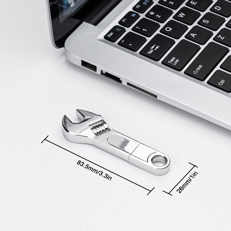 BORLTER CLAMP USB Flash Drive Memory Stick Retro Metal Wrench