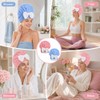 Gorro de microfibra para el cabello, suave y absorbente, de