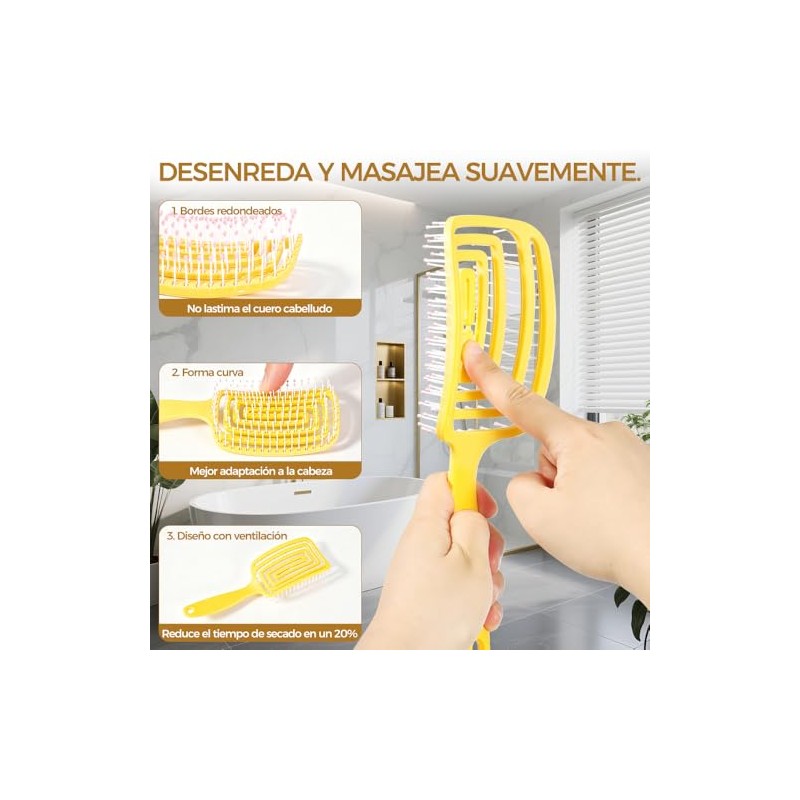 Kit Ondas Sin Calor 16 Pzs, para Cuidado Capilar y