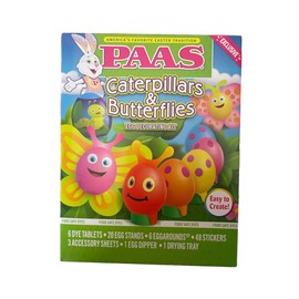 PAAS Caterpillars & Butterflies Egg Decorating Kit Dye Craft Kit