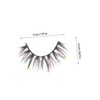 FOMIYES 4pairs Butterflies Glitter Eyelashes Long Dramatic False Lashes Lash