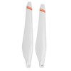 1 Pair Drone Propellers White Carbon Low Noise Powerful Traction