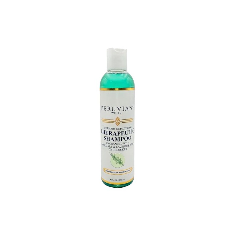 Peruvian white Rosemary Detoxifying Therapeutic Shampoo Enhanced with Rosemary &