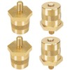 4pcs Battery Terminal Connector, Auto battery Terminal Brass Post Adapter,