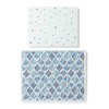 Lenox Blue Bay 2-Piece Glass Cutting Board Set, 1 Count,