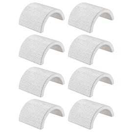 LT Easiyl 8Pcs Motorcycle Handlebar Shims 7/8" to 1" Bar Aluminum Alloy Motorcycle Handlebar Spacer Conversion Washers Conversion 25mm to 22mm Gasket Silver