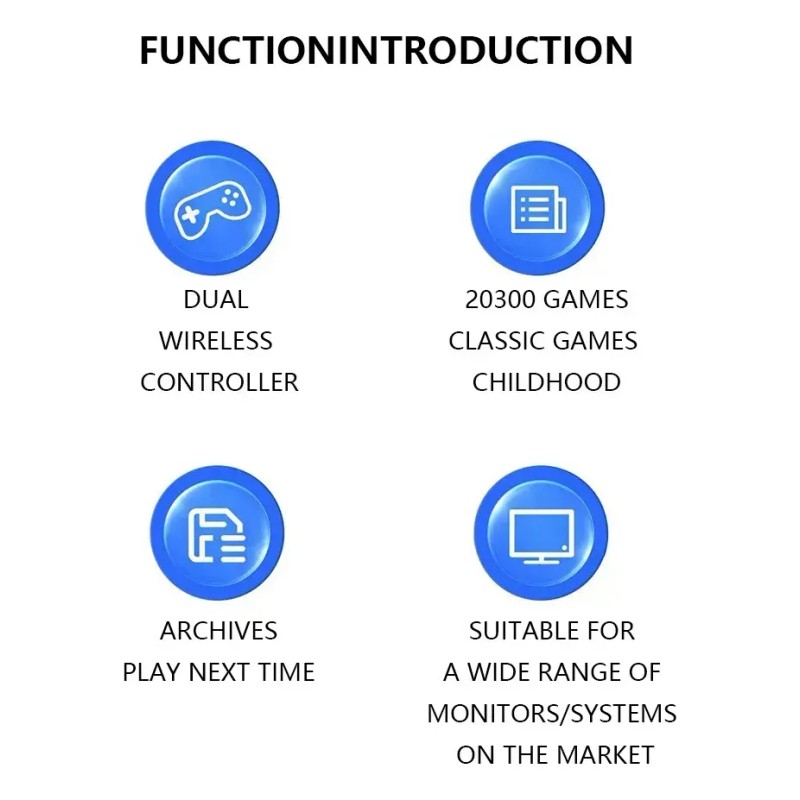 Consola De Video Juegos Retro Contro Inalámbrico 4k