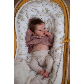 Anano Realistic Lifelike Reborn Baby Dolls Toddler Silicone Full Body Girls 18 Inch Baby Reborn Doll Silicone Full Body Eyes Open with Hair Anatomically Correct