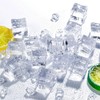 zalati Artificial Ice Cubes 20pcs Acrylic Reusable Faux Ice Cubes