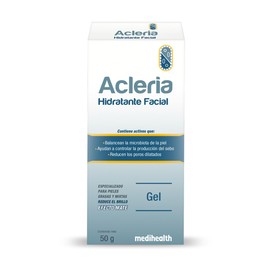 Acleria  Gel Hidratante facial  Gel facial de Larga Duracin  Pieles Mixtas y Grasas  Efecto No Graso  Control de Imperfecciones  50 Gr                
