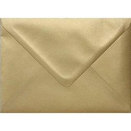 C6/ A6 Metallic Gold Envelopes x 10