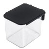 Fobufue 4 Pcs Pegboard Accessories with Lid, 3.9 X 3.2