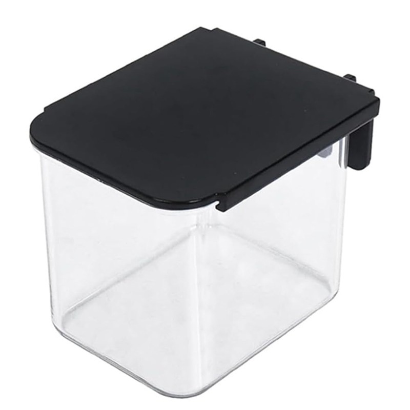 Fobufue 4 Pcs Pegboard Accessories with Lid, 3.9 X 3.2