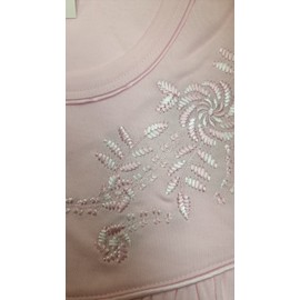 Lady Olga Ladies Jersey Cuddleknit Brushed Inside Warm Nightdress Nightie (14-16) Pink