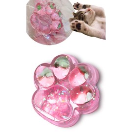 Edges42 Squeeze Paw Squeeze Cat Toy Stress Relief Toy Cat Hand Toy (Strawberry)