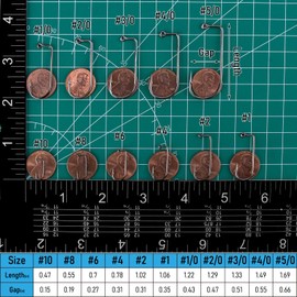 Dr.Fish 100 Pack 90 Degree Aberdeen Jig Hooks, Round Bend, Freshwater & Saltwater Fishing Crappie Panfish Swimbait Jig Hook Mold Making Supplies #4