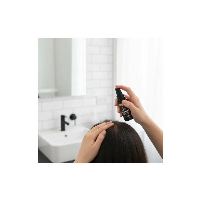 Monoxidil 5% Y Biotina Tratamiento Calvicie Crecer Cabello