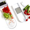 Jean-Patrique Magic Vegetable Chopper with Container - White Food Chopper