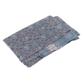 WANYING Elegant Silk Scarf for Men 100% Silk 11 Momme Men's Scarf Double Sided for Spring Summer Autumn Casual Business 155 x 26 cm, A-Paisley Gray