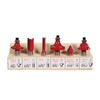 12pcs 8mm Shank Cemented Carbide Router Bit Woodworking Cutter Bit