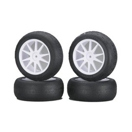 Foil pre-glued tire micro X (White / Mini Inferno) IHTH05W