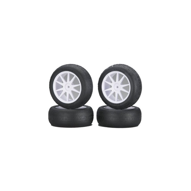 Foil pre-glued tire micro X (White / Mini Inferno) IHTH05W